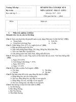 Bộ đề thi học kì 2 lớp 5 môn lịch sử năm 2017   2018 theo thông tư 22 bản word có đáp án – đề số (2) 