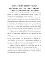 BÁO cáo THỰC tập tốt NGHIỆP tai truyền hình công an nhân dân