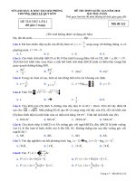 Đề thi thử THPTQG năm 2018  file word có lời giải chi tiết – đề số  (19) 