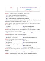  đề THI THỬ THPT QUỐC GIA năm 2018 môn sinh học   đề 4 có đáp án 