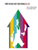 Luận văn thiết kế nội thất thiết kế nội thất văn phòng dulux 