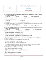  10 đề THI THỬ THPT QUỐC GIA năm 2018 môn giáo dục công dân có đáp án 