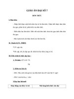 Giáo án Đại số 7 chương 4 bài 3: Đơn thức