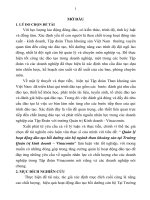 Quản lý hoạt động đào tạo bồi dưỡng cán bộ ngành than khoáng sản tại trường Quản trị kinh doanh  Vinacomin (tt)
