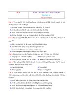  đề thi thử tốt nghiệp lớp 12 PTTH năm 2018 môn lịch sử   đề số 3 