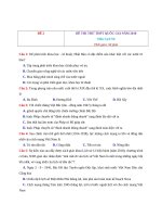  đề thi thử tốt nghiệp lớp 12 PTTH năm 2018 môn lịch sử   đề số 2 