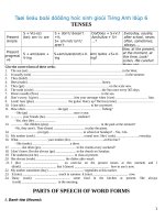 Tai lieu boi duong HSG tieng anh lop 6