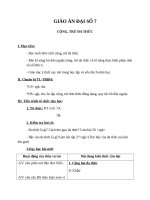 Giáo án Đại số 7 chương 4 bài 6: Cộng, trừ đa thức