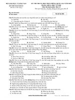 Đề thi tham khảo  PTTH quốc gia năm 2018 môn địa lí 