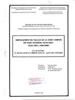 Aménagement du village de la zone tampon du parc national xuan thuy, giao thuy, nam dinh (tt) 