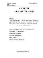 Báo cáo thực tập tốt nghiệp chuyên ngành kinh tế