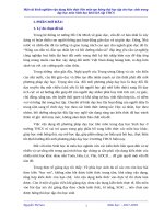 Một vài kinh nghiệm vận dụng kiến thức liên môn tạo hứng thú học tập cho học sinh trong dạy học môn sinh học khối 8,9