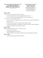 ĐỀ THI HỌC PHẦN CƠ SỞ DỮ LIỆU