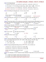 TRẮC NGHIỆM LƯỢNG GIÁC lớp 10 FULL