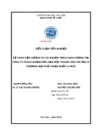 Báo cáo thực tập tốt nghiệp đề tài: Kế toán theo lương và các khoản trích theo lương tại Công ty TNHH MTV tư vấn và Thương Mại xuất nhập khẩu Á Châu