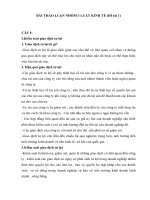 bài tập thảo luận môn luật kinh tế 