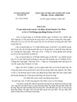 Báo cáo tuyên truyền hộ ông thêm 