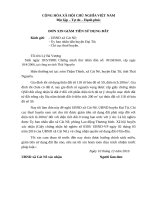 Don xin giam tien SD đất 