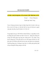 cuộc cách mạng của giai cấp trung lưu 