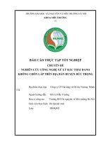 Nghien cuu cong nghe xu ly rac thai DANO khong chon lap tren dia ban huyen Duc Trong