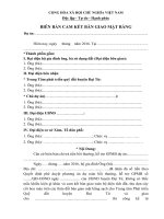 BB bàn giao mặt bằng 1 