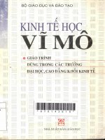 giáo trình kinh tế học vĩ mô 