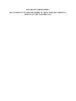 địa vị pháp lý của doanh nghiệp tư nhân theo quy định của pháp luật việt nam hiện nay 