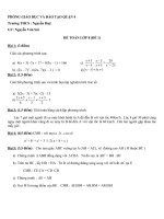 Đề thi học kì 2 toán 8 quận 4 2017 2018 có đáp án