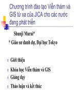 Chương trình đào tạo Viễn thám và GIS từ xa của JICA cho các nước đang phát triển