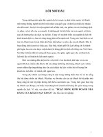 Báo cáo thực tập bộ phận FB Khách sạn Kings Đà Lạt