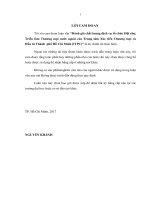 Đánh giá chất lượng dịch vụ tổ chức hội chợ, triển lãm thương mại nước ngoài của trung tâm xúc tiến thương mại và đầu tư thành phố hồ chí minh (ITPC) 