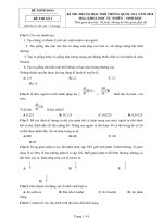  đề thi thử  PTTH quốc gia năm 2018 môn sinh học   có đáp án   đề số 2  