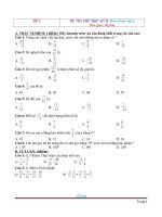  14 đề THI THỬ học kỳ II môn toán lớp 6 