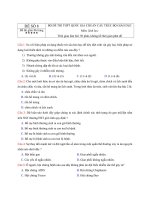  đề thi thử  PTTH quốc gia năm 2018 môn sinh học   có đáp án   đề số 8  