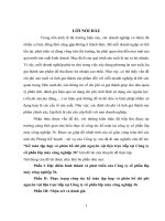 Báo cáo thực tập tốt nghiệp Kế toán đề tài:  tập hợp và phân bổ chi phí nguyên vật liệu trực tiếp tại Công tycổ phần lắp máy công nghiệp 36