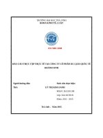 BÁO CÁO THỰC TẬP THỰC TẾ TẠI CÔNG TY CỔ PHẦN DU LỊCH QUỐC TẾ KHÁNH SINH