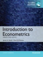 Tài liệu Introduction to econometrics update 3ed global edtion by stock watson