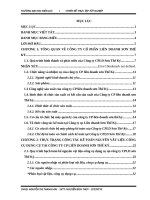 Hoàn thiện công tác kế toán nguyên vật liệu, công cụ dụng cụ tại CÔNG TY CP LIÊN DOANH SƠN THẾ KỶ