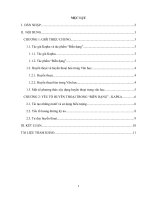 TL. Yếu tố huyền thoại trong truyện ngắn BIẾN DẠNG của Kapka. Nguyễn Thành Phúc