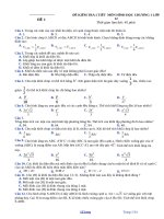  20 đề KIỂM TRA 1 TIẾT  môn HÌNH học CHƯƠNG 1 lớp 12 có đáp án 