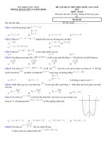  20 đề thi thử THPT QUốc gia năm 2018 môn TOán có đáp án 