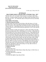 Kế hoạch đoàn năm 2016