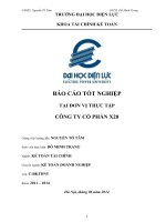 Báo cáo thực tập tốt nghiệp của mình tại Công ty cổ phần X20