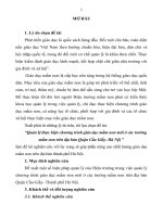 Quản lý thực hiện chương trình giáo dục mầm non mới ở các trường mầm non trên địa bàn  quận cầu giấy , thành phố hà nội (tt) 