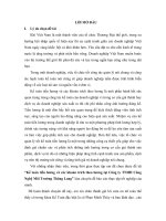 Báo cáo thực tập tốt nghiệp đề tài : Kế toán tiền lương và các khoản trích theo lương tại Công ty TNHH CôngNghệ Môi Trường Thăng Long