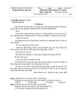 Đề kiểm giữa học kì i tiếng việt lớp 4