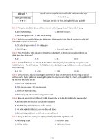  đề thi thử  PTTH quốc gia năm 2018 môn sinh học   có đáp án   đề số 7  