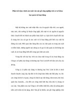 Phân tích quy trình sản xuất ván sàn gỗ công nghiệp trên cơ sở khoa học quản trị hoạt động 