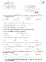 Hướng dẫn giải chi tiết đề toán 2018 HD (23) 