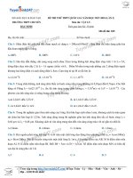 Hướng dẫn giải chi tiết đề vật lý 2018 (37) 